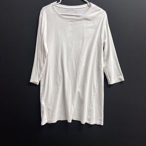 Eddie Bauer sz XL tall  white tee top